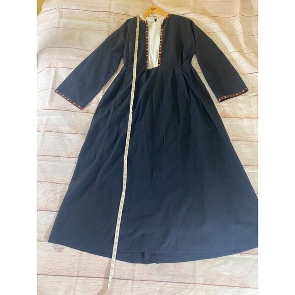 Custom Made By Popi Peppes Women's Black Long Sleeve Maxi Dress - XL - Picture 8 of 15